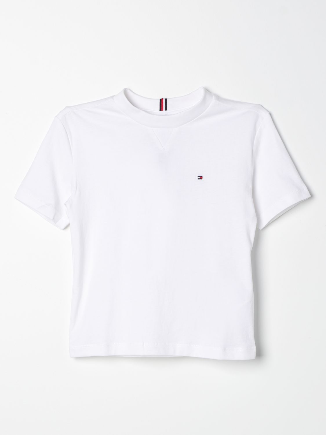 Shop Tommy Hilfiger T-shirt  Kids Color White