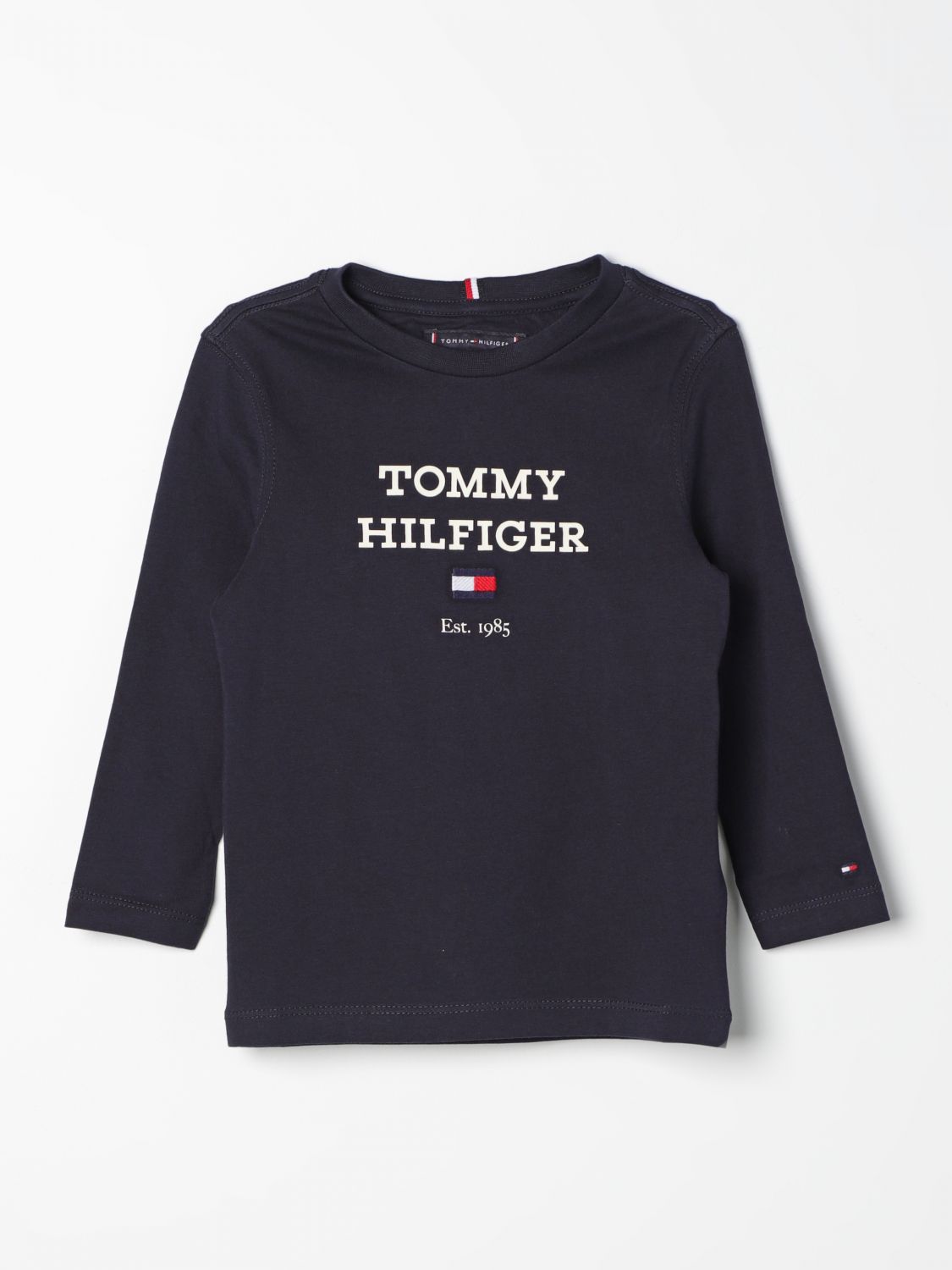 Shop Tommy Hilfiger T-shirt  Kids Color Blue