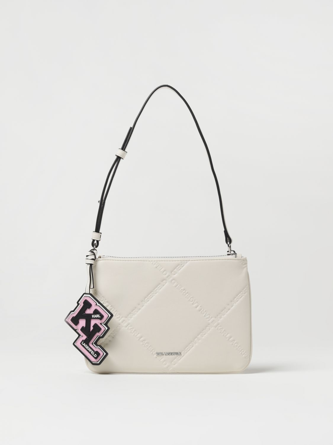 Karl Lagerfeld Crossbody Bags  Woman Color White