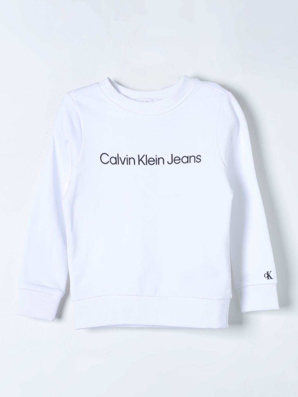 Shop Ck Jeans Sweater  Kids Color White