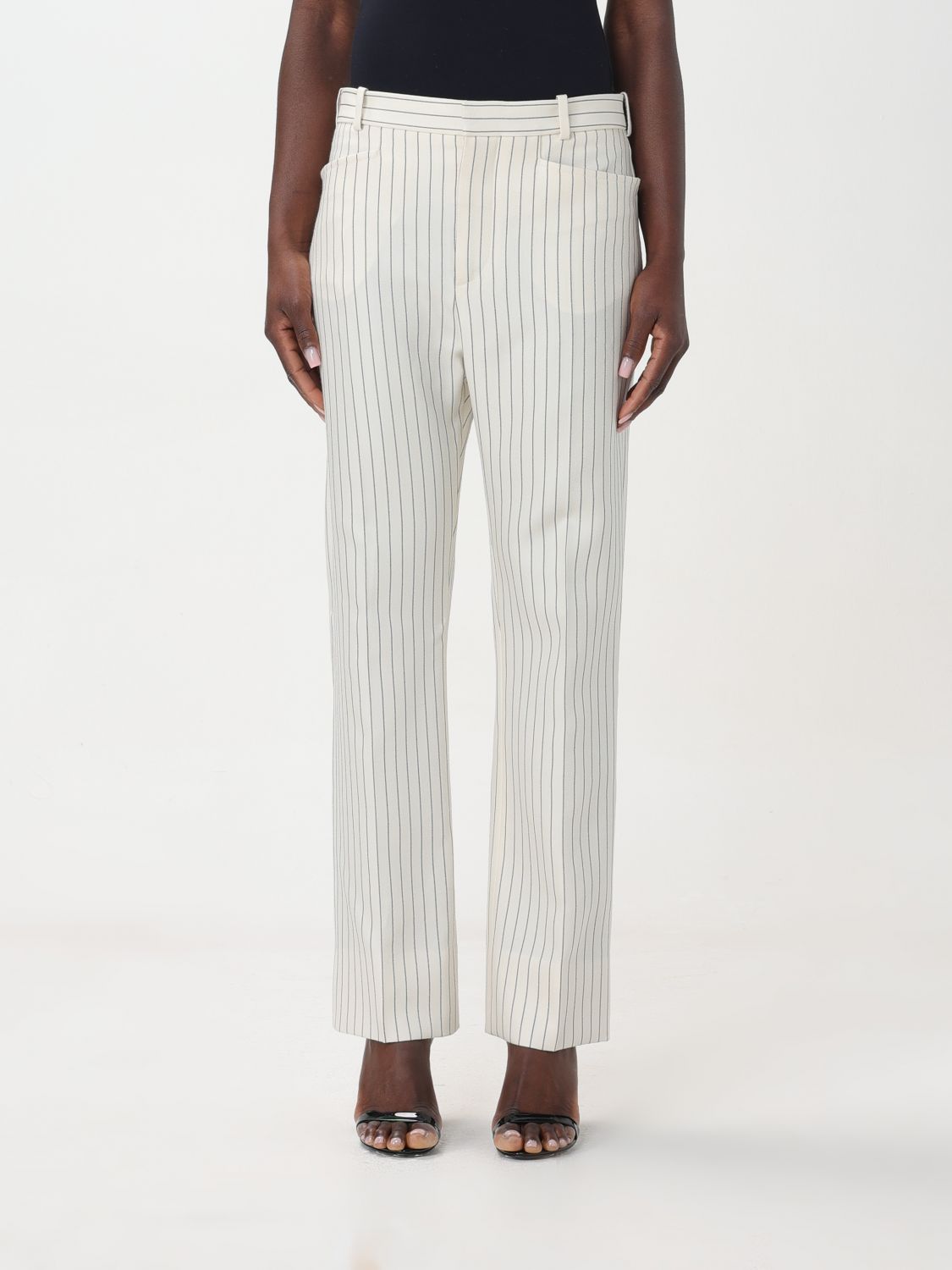 Shop Tom Ford Pants  Woman Color White