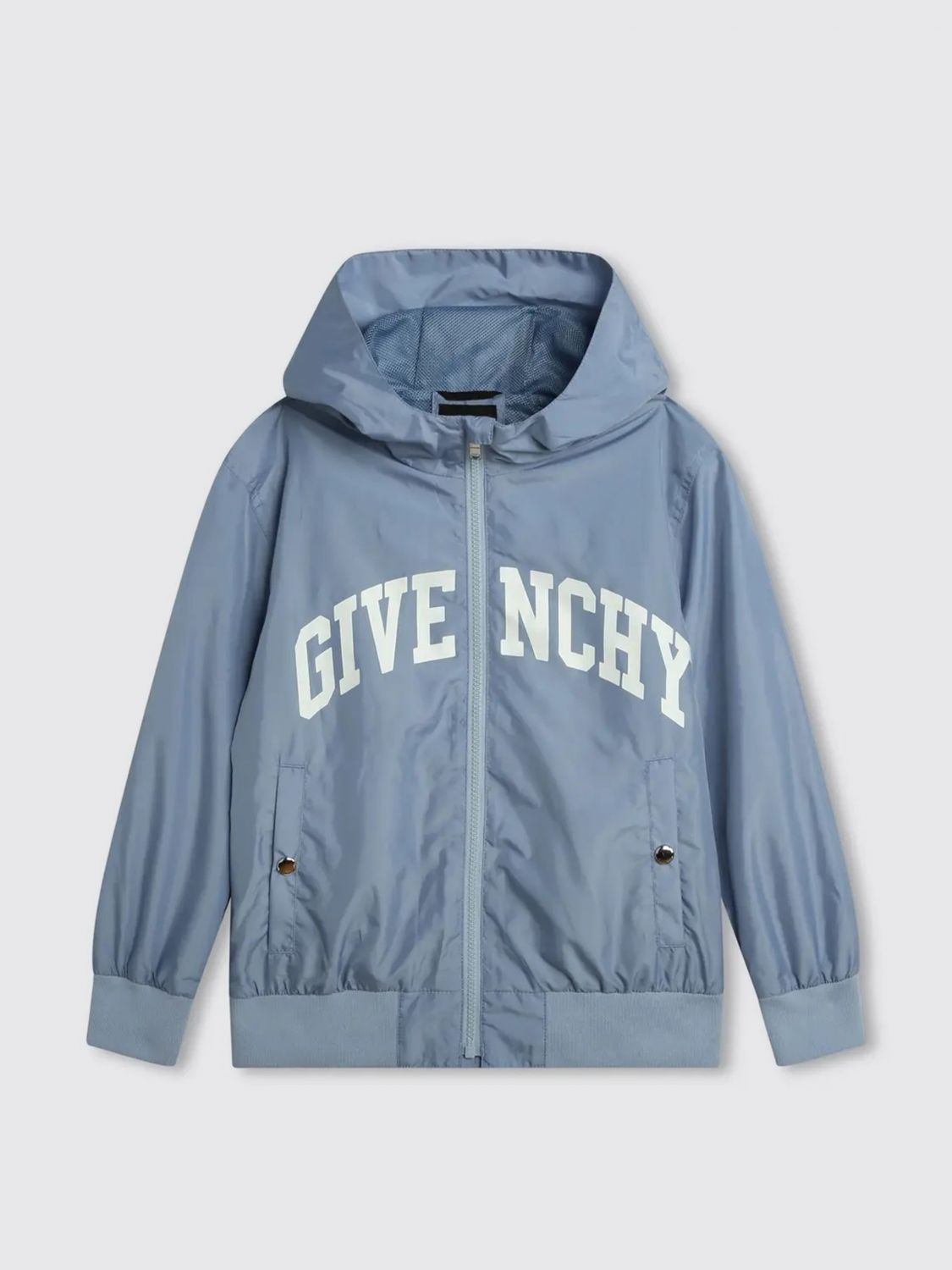 Shop Givenchy Jacket  Kids Color Blue