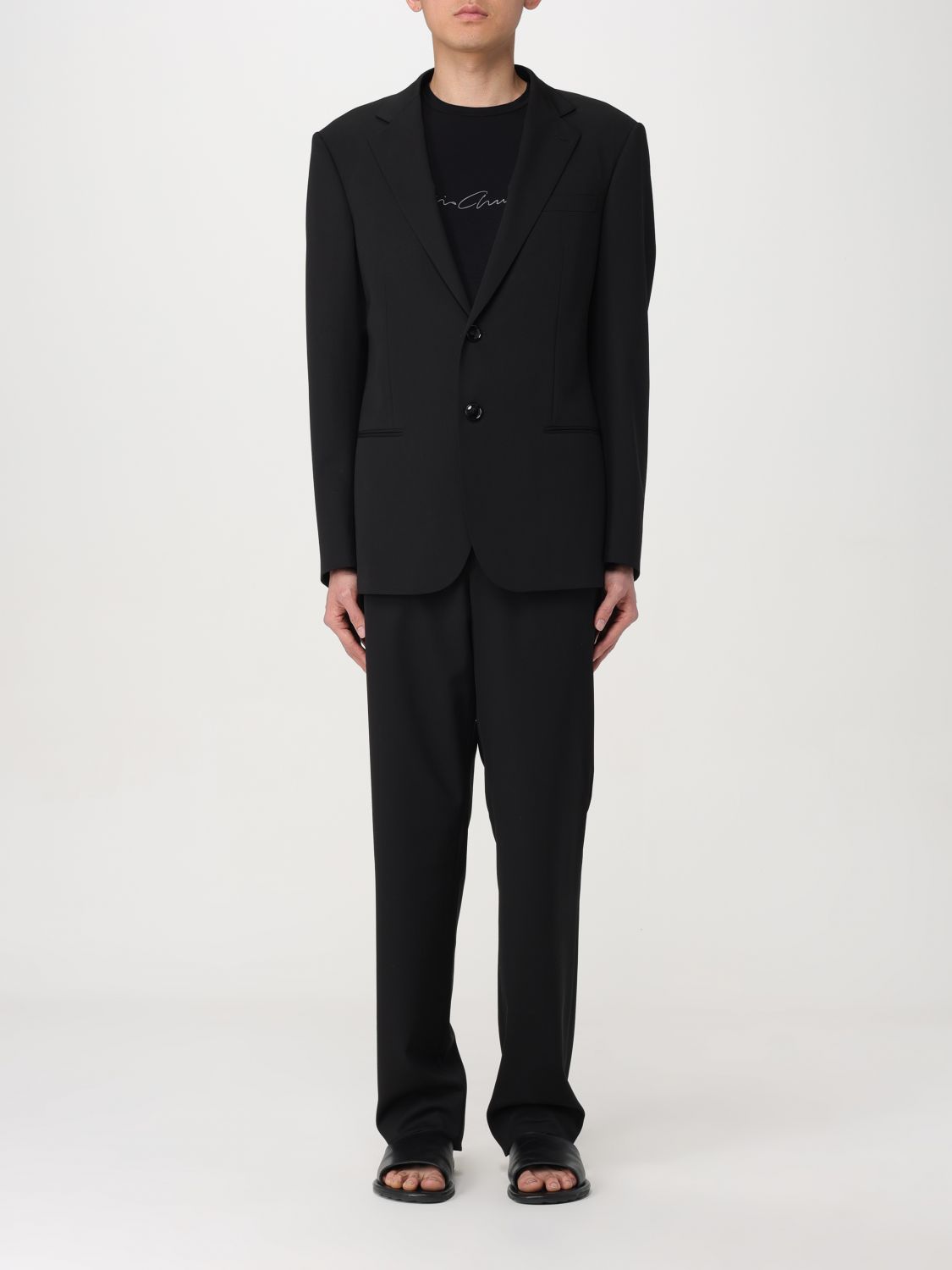 Giorgio Armani Suit  Men Color Black
