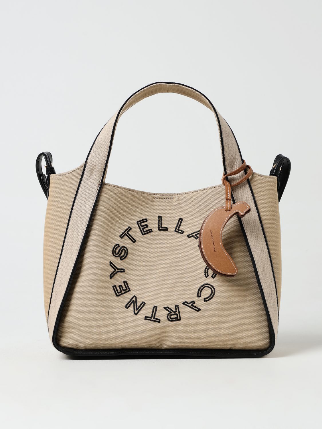 Shop Stella Mccartney Handbag  Woman Color Beige