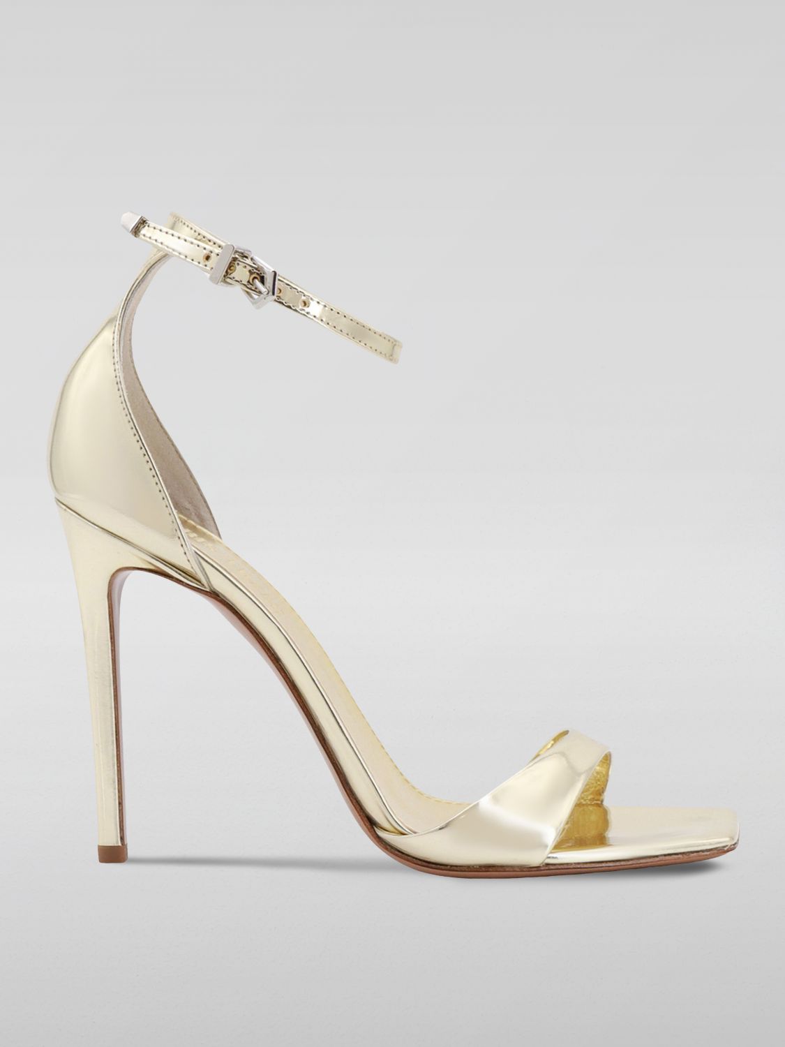 Shop Paris Texas Heeled Sandals  Woman Color Gold