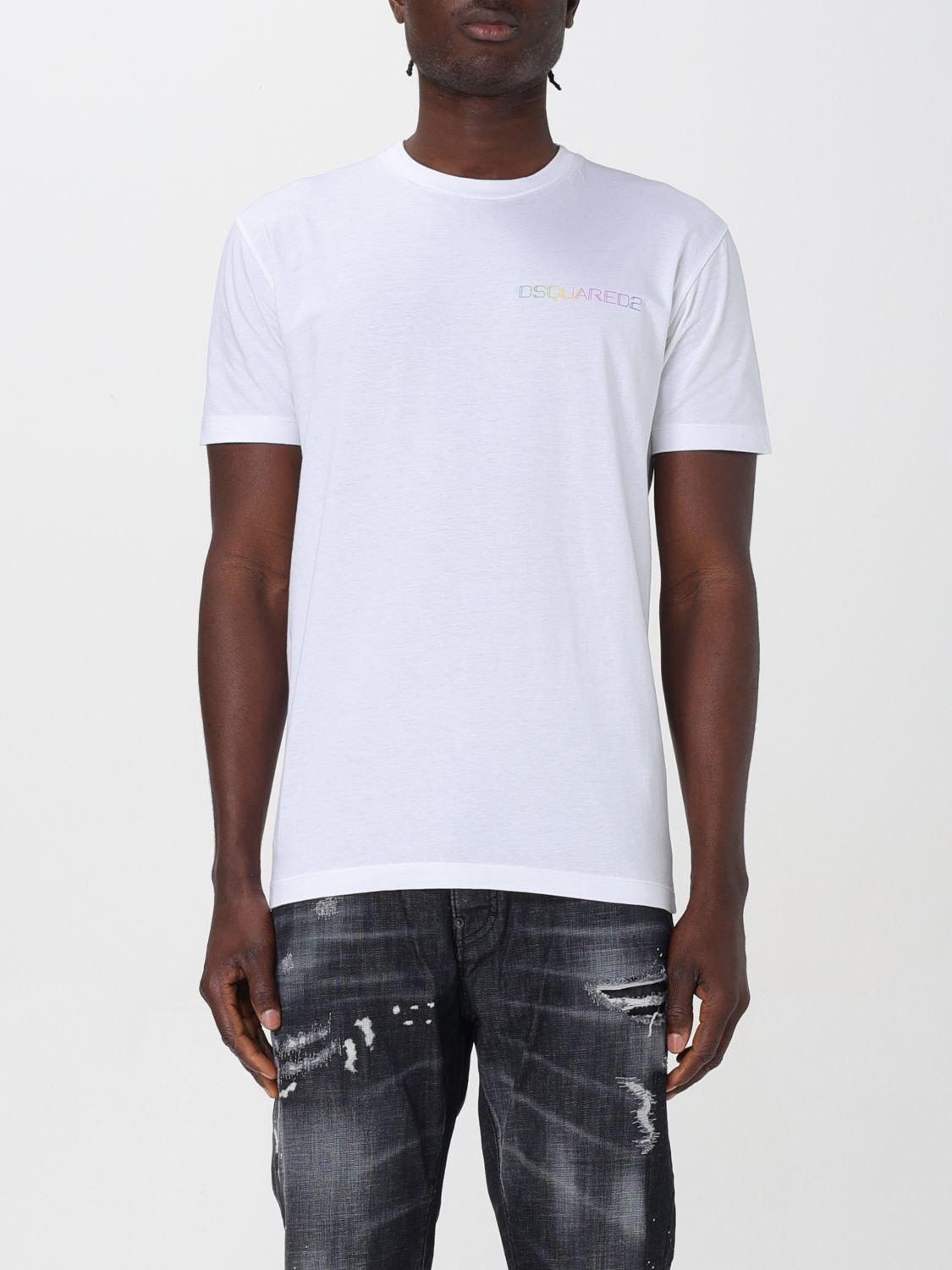 Shop Dsquared2 T-shirt  Men Color White