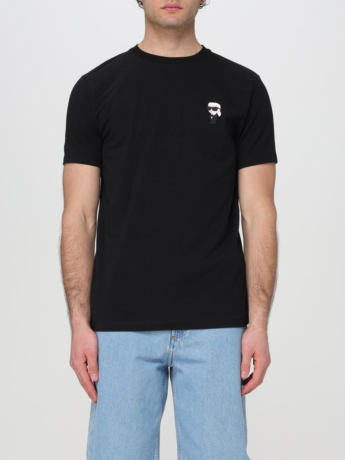 Shop Karl Lagerfeld T-shirt  Men Color Black