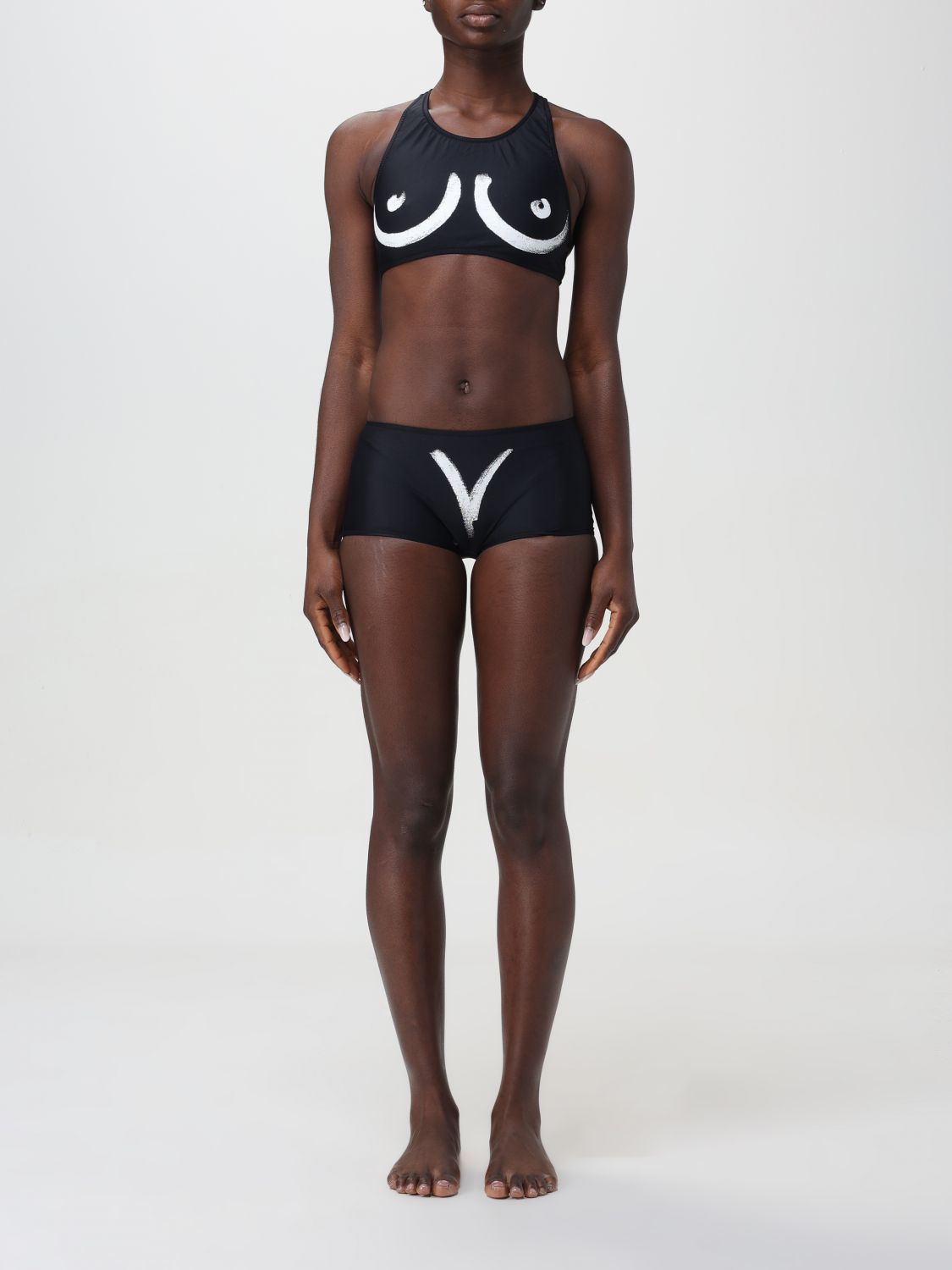 Shop Moschino Couture Swimsuit  Woman Color Black