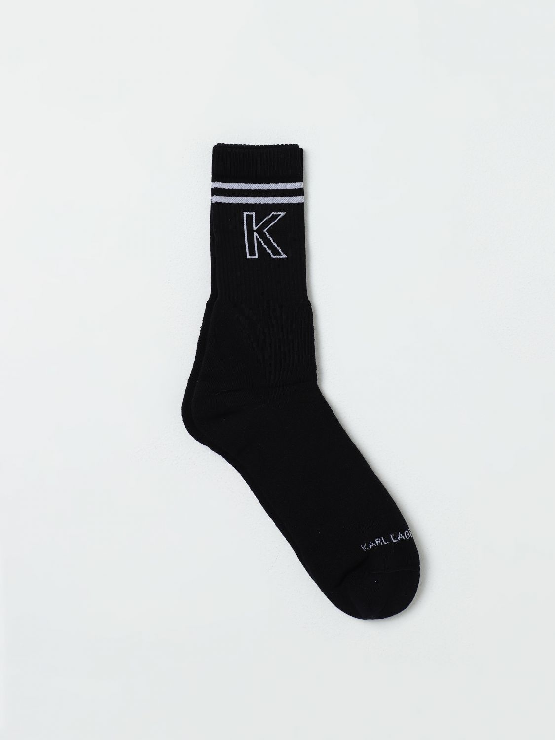 Shop Karl Lagerfeld Socks  Men Color Black