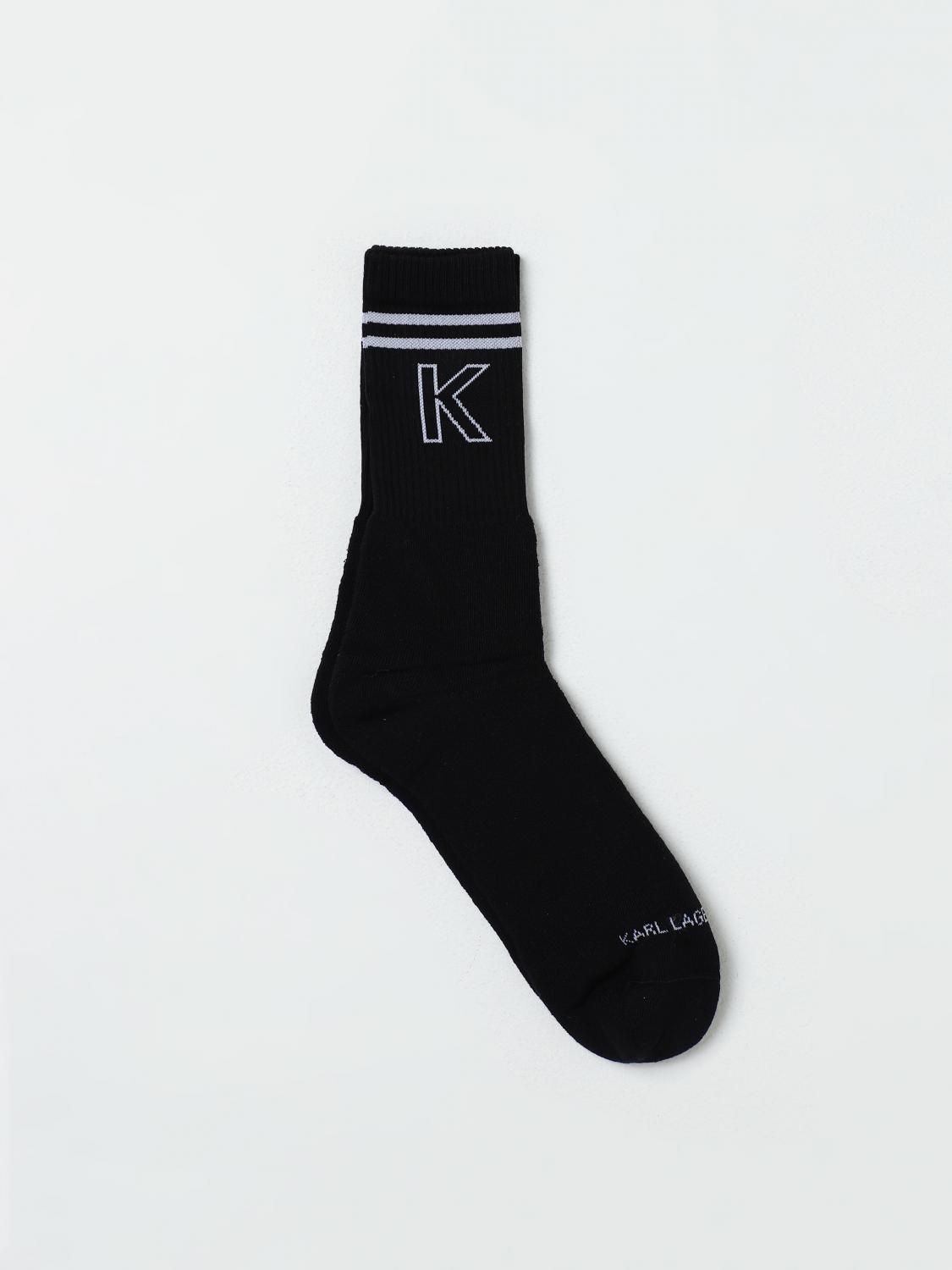 Karl Lagerfeld Socks Men Color Black In Black