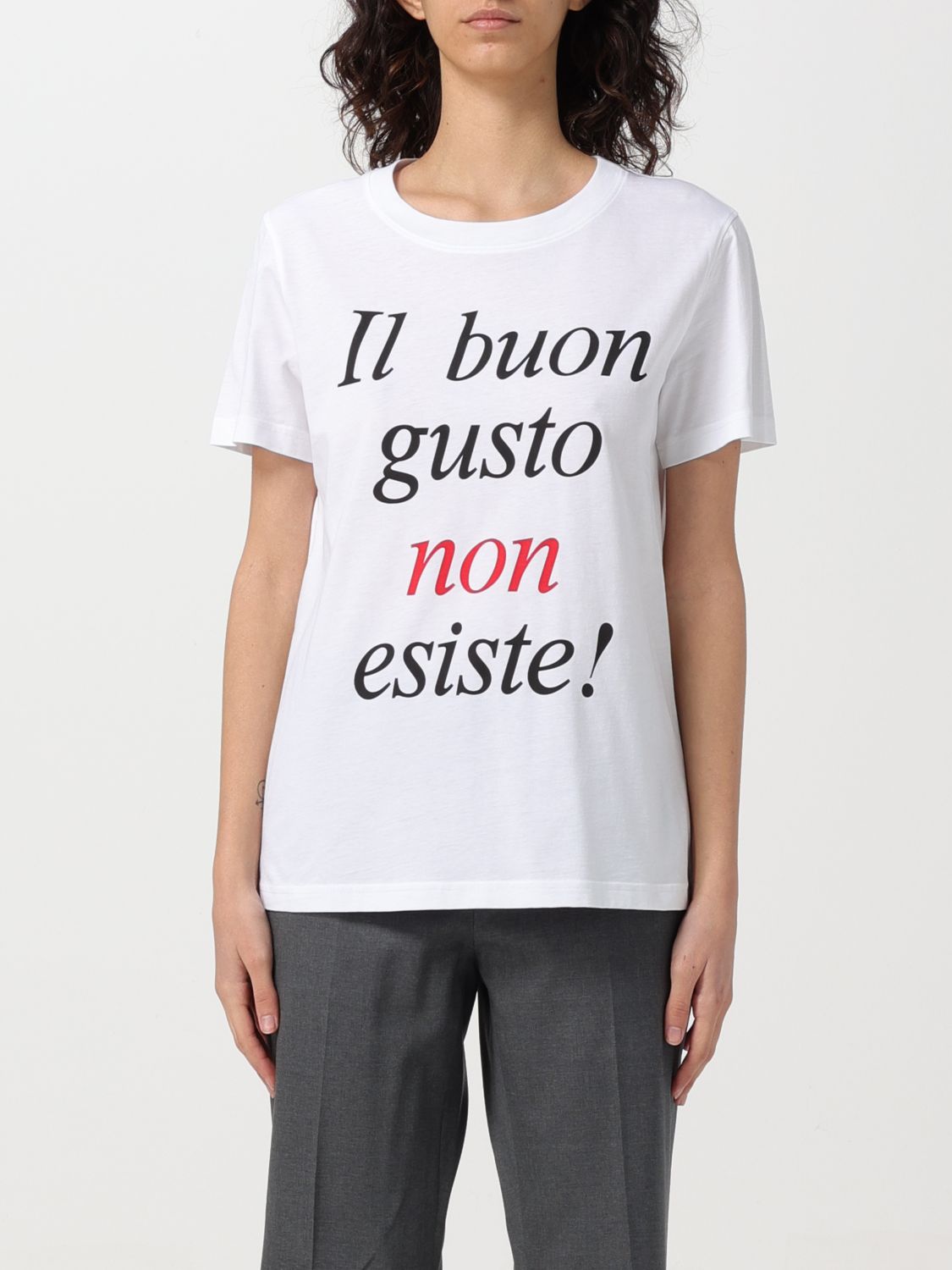 Shop Moschino Couture T-shirt  Woman Color White
