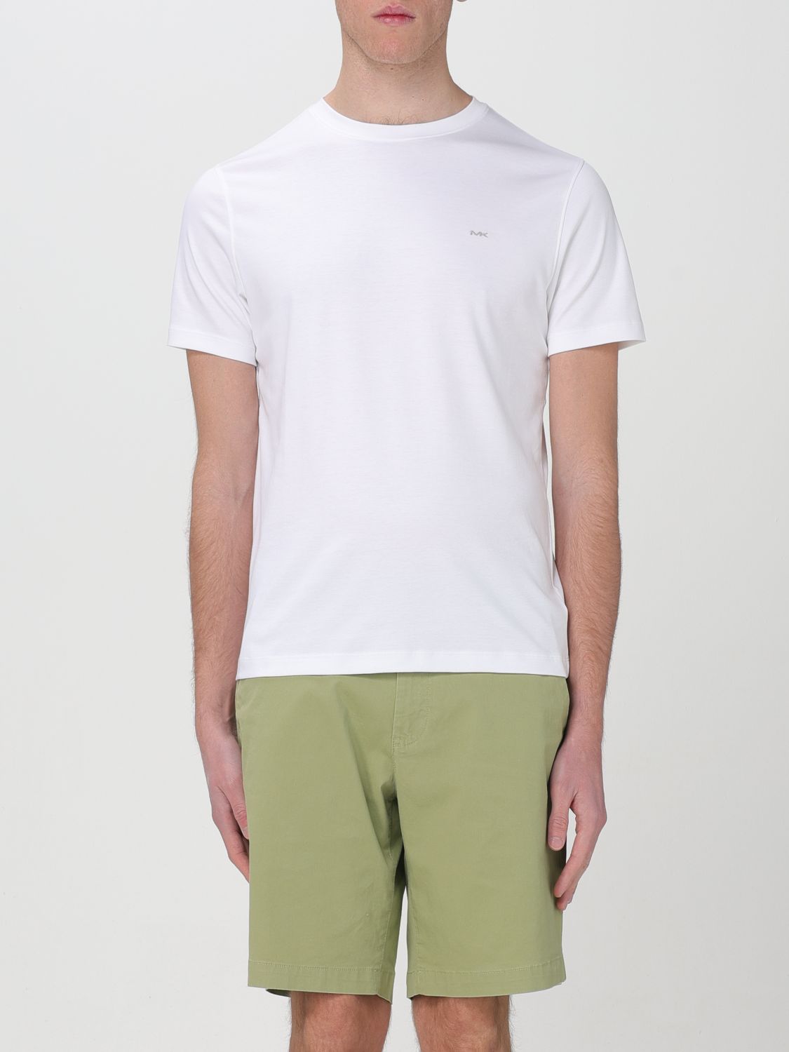 Shop Michael Kors T-shirt Michael  Men Color White