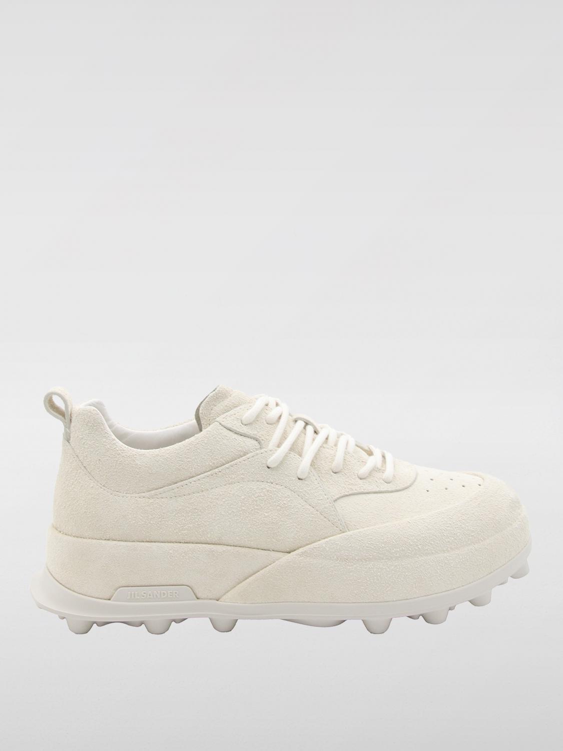 Shop Jil Sander Sneakers  Men Color White