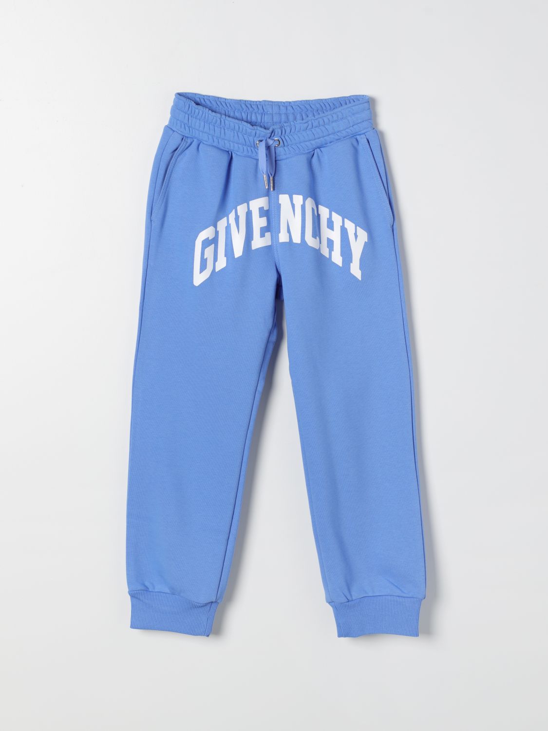 Shop Givenchy Pants  Kids Color Blue