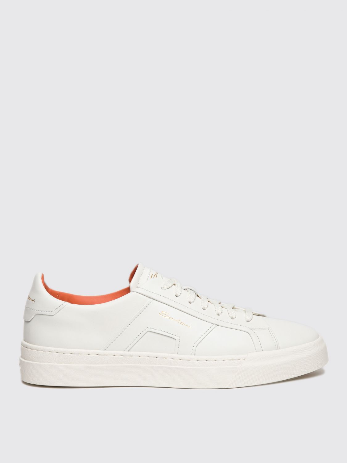 Shop Santoni Sneakers  Men Color White