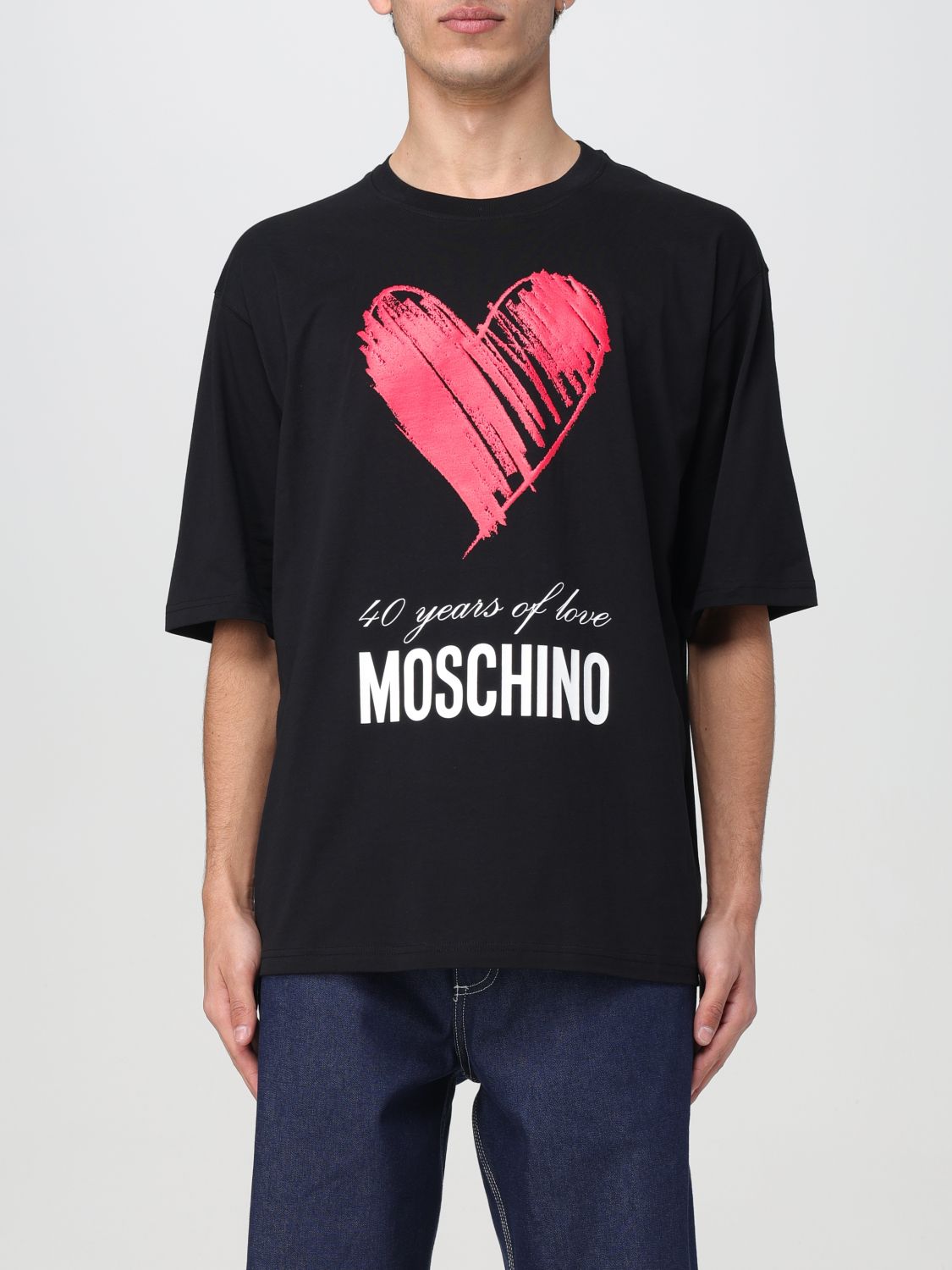 Shop Moschino Couture T-shirt  Men Color Black