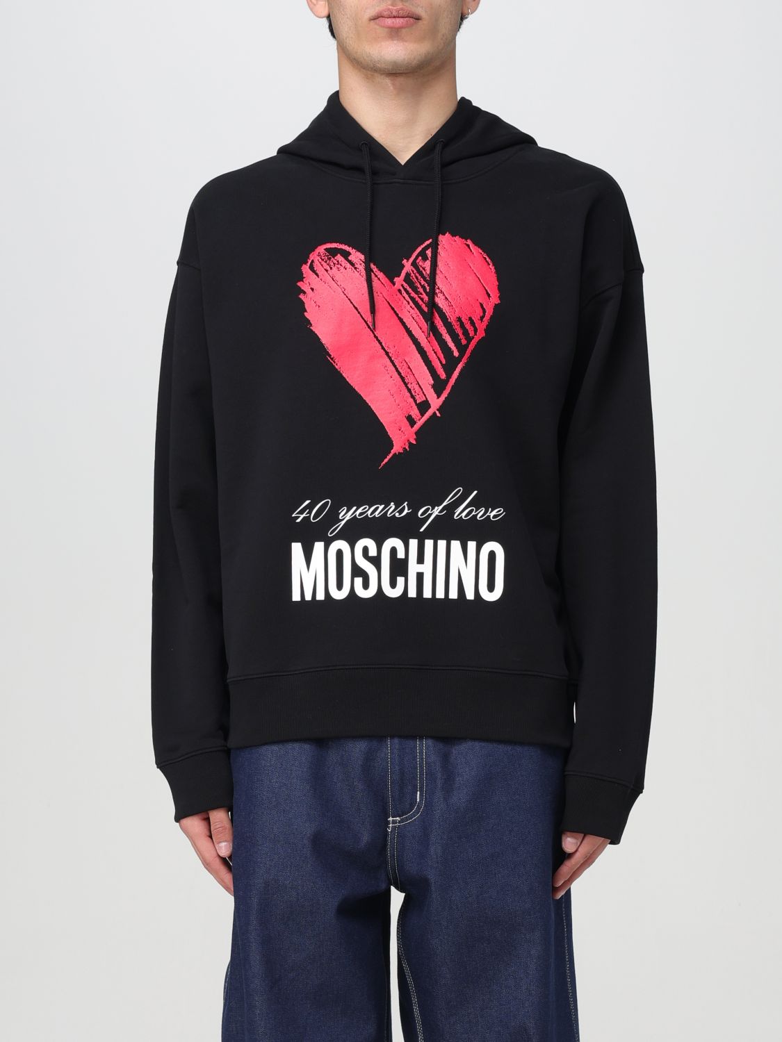 Shop Moschino Couture Sweatshirt  Men Color Black