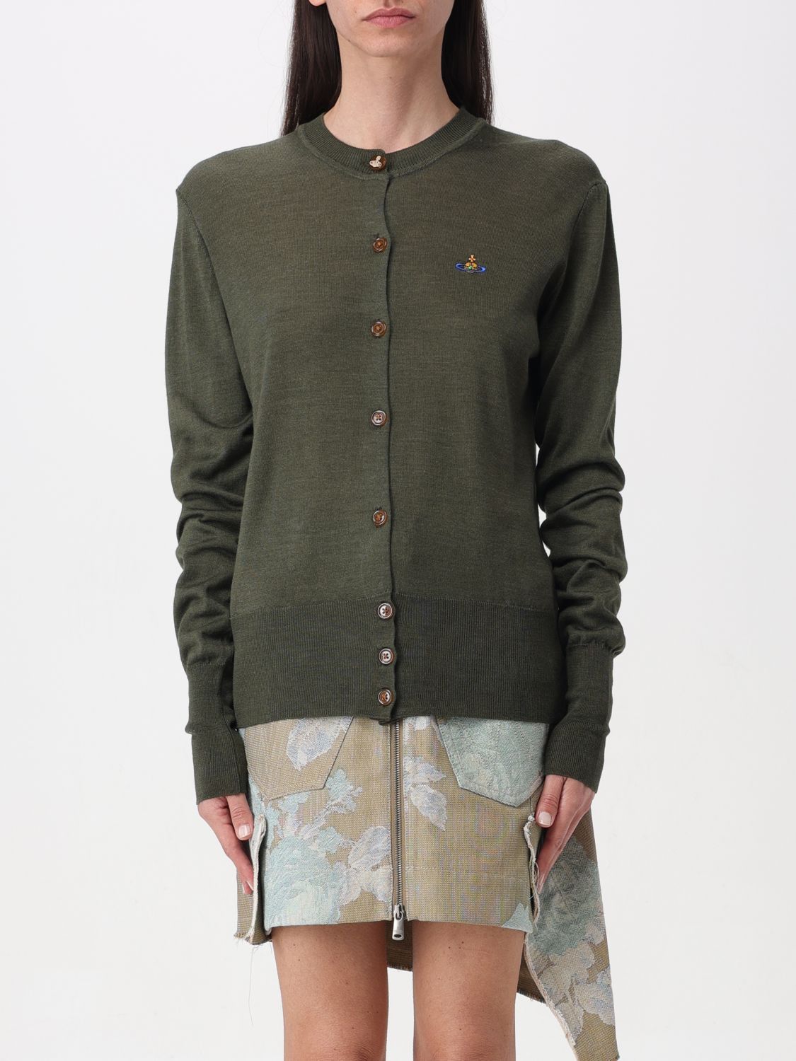 Shop Vivienne Westwood Sweater  Woman Color Green