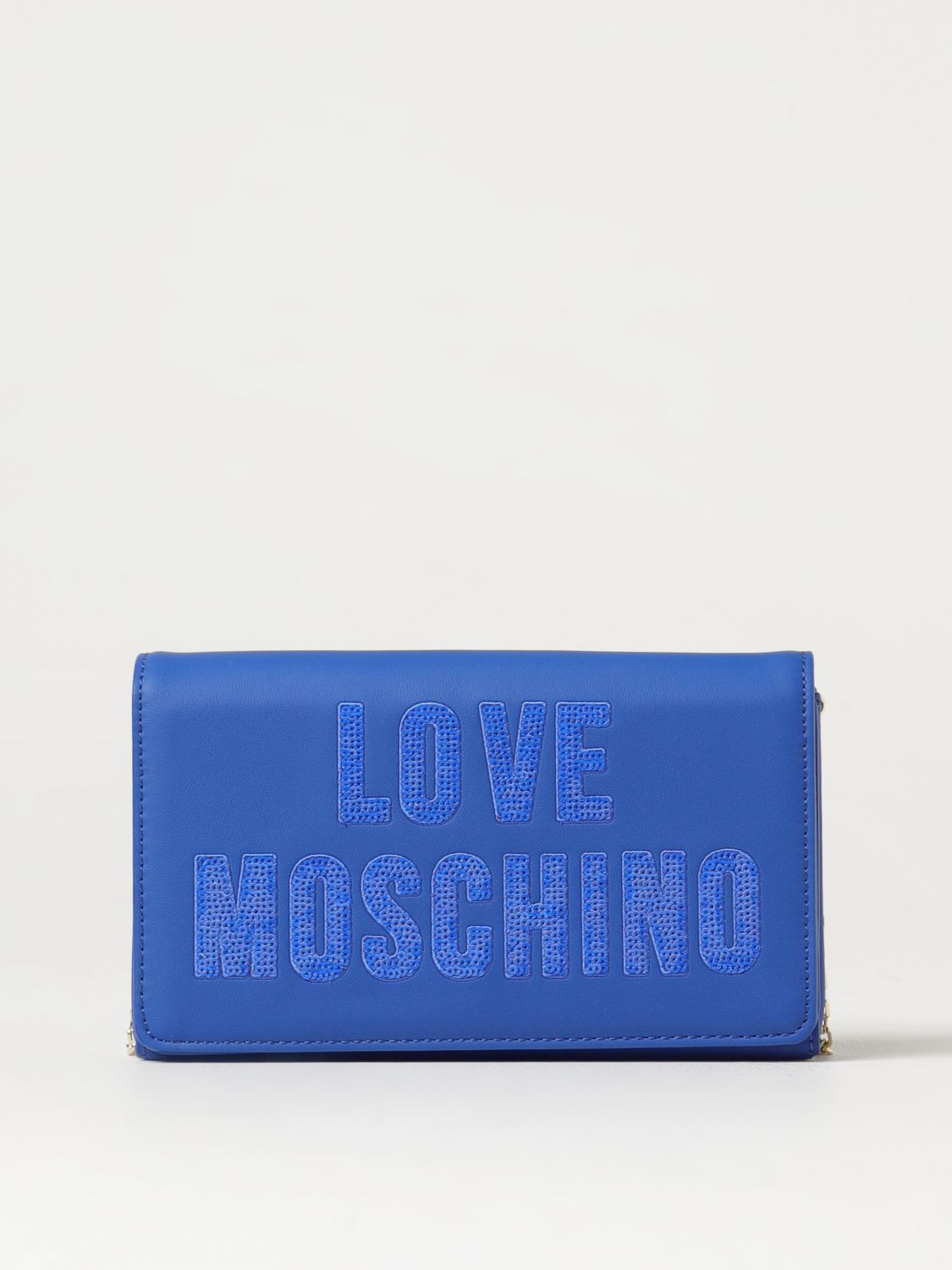 Shop Love Moschino Crossbody Bags  Woman Color Sapphire