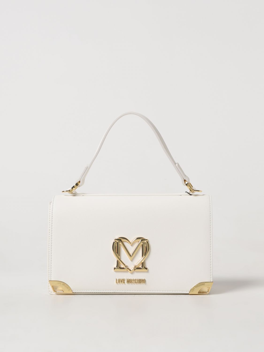 Shop Love Moschino Handbag  Woman Color White