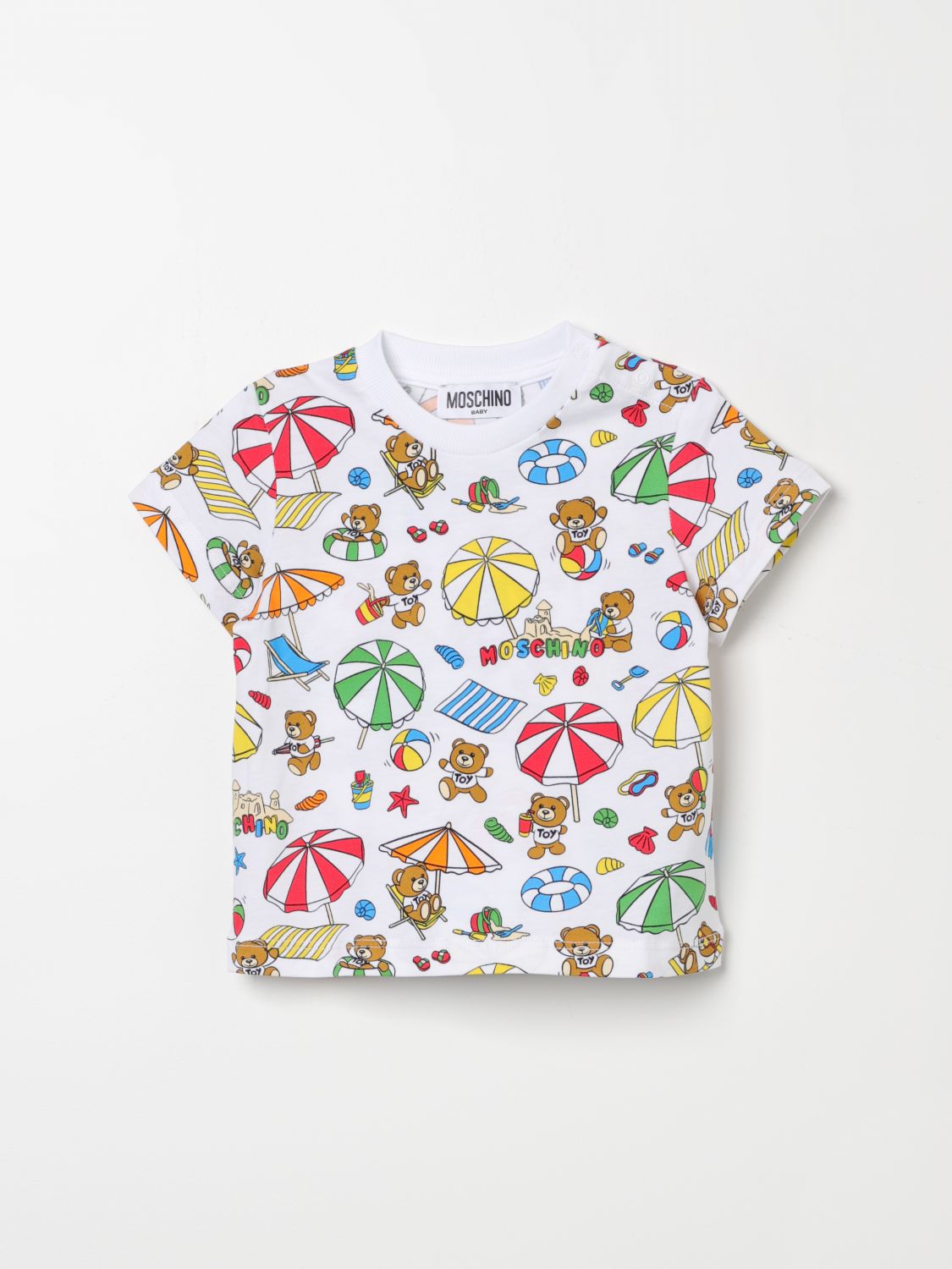Shop Moschino Baby T-shirt  Kids Color Multicolor