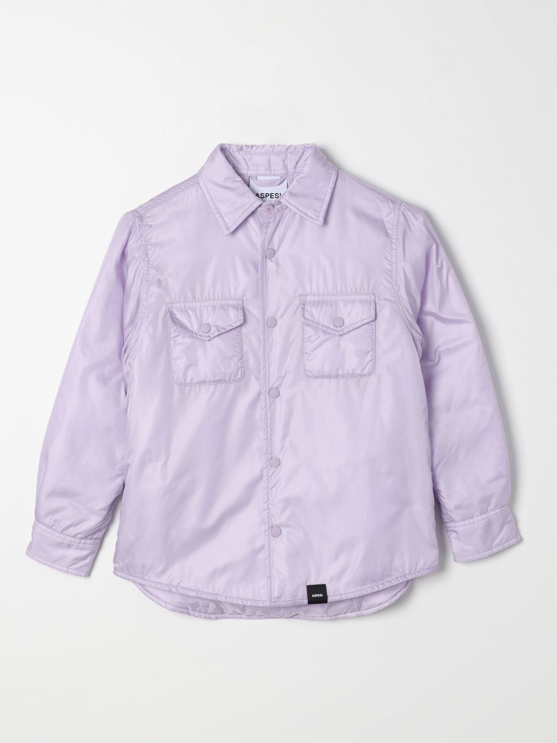 Shop Aspesi Jacket  Kids Color Lilac