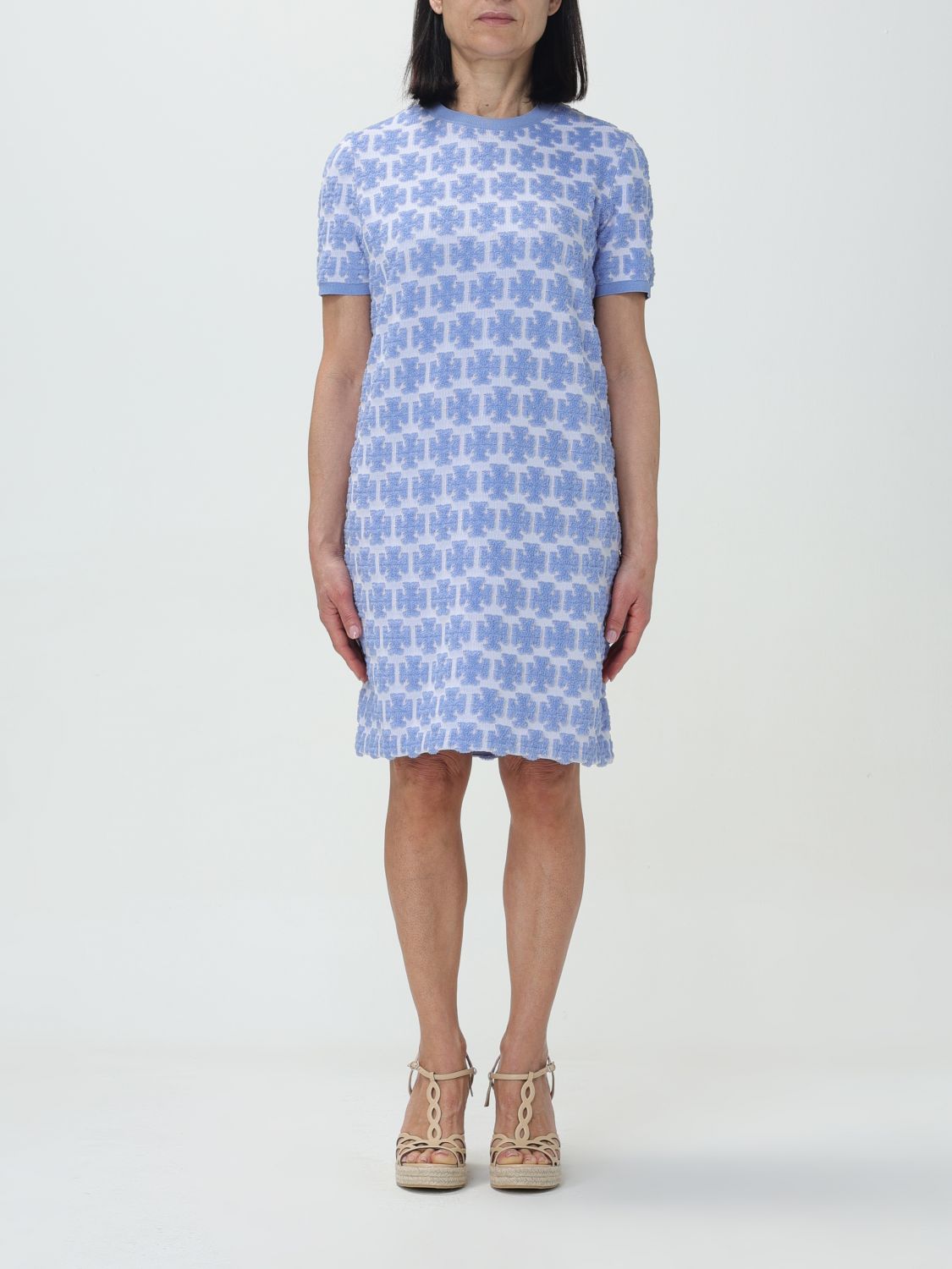 Shop Tory Burch Dress  Woman Color Blue