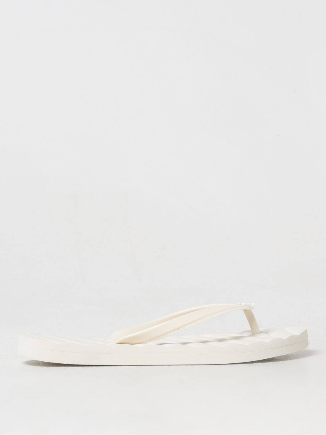 Shop Tory Burch Flat Sandals  Woman Color White
