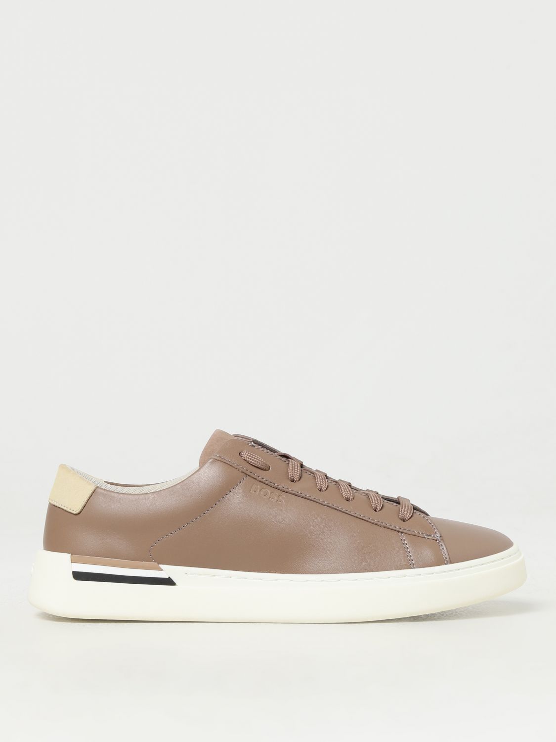 Shop Hugo Boss Sneakers Boss Men Color Beige