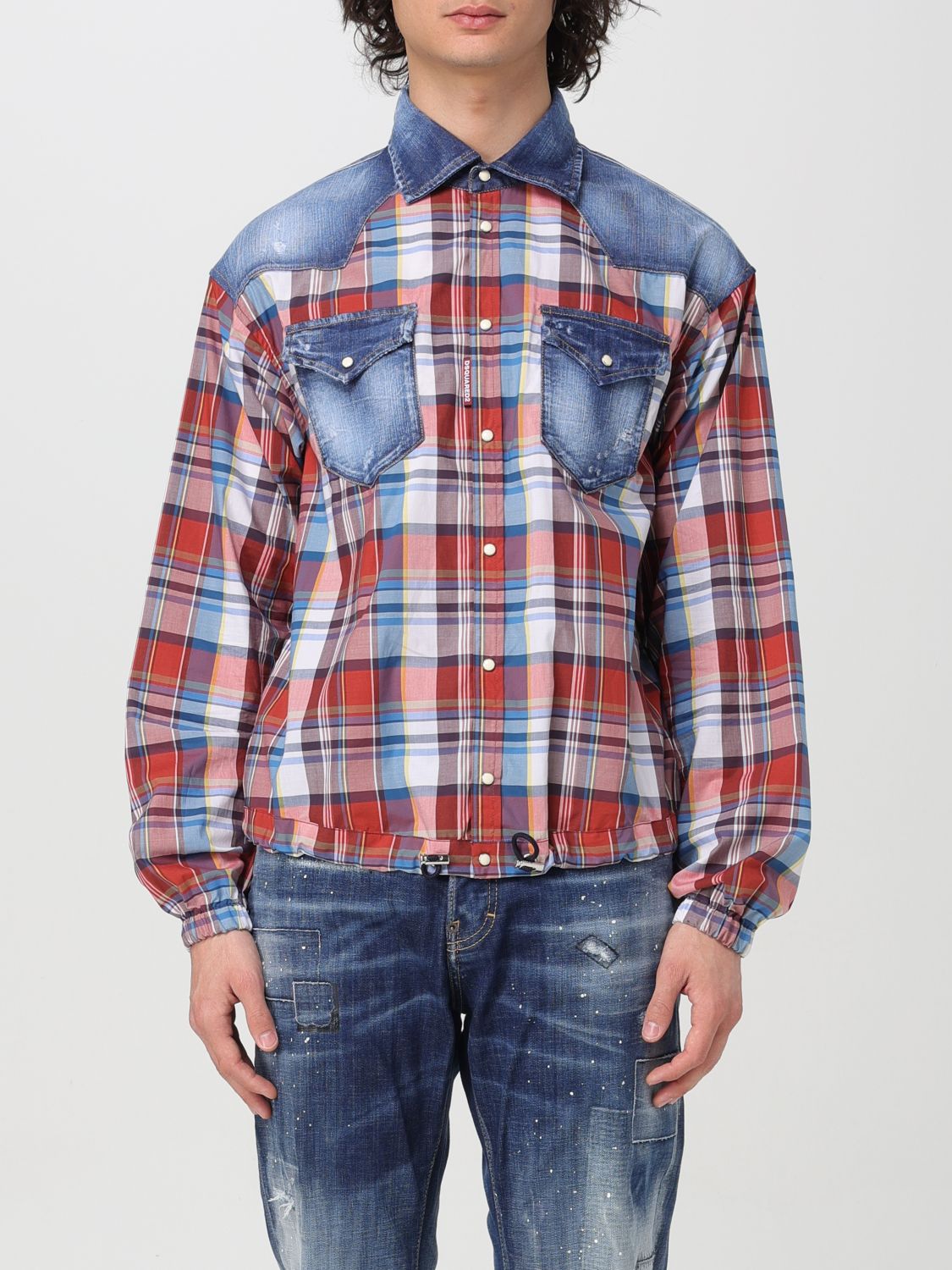 Shop Dsquared2 Shirt  Men Color Multicolor