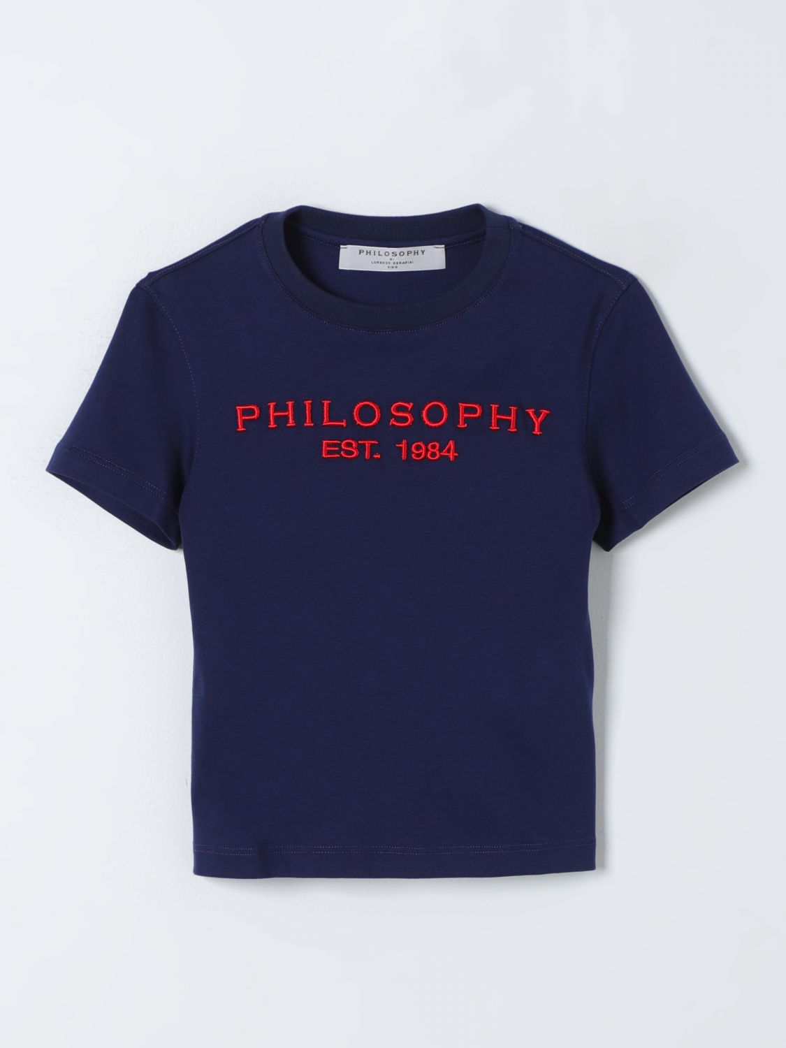 Shop Philosophy Di Lorenzo Serafini T-shirt  Kids Kids Color Blue