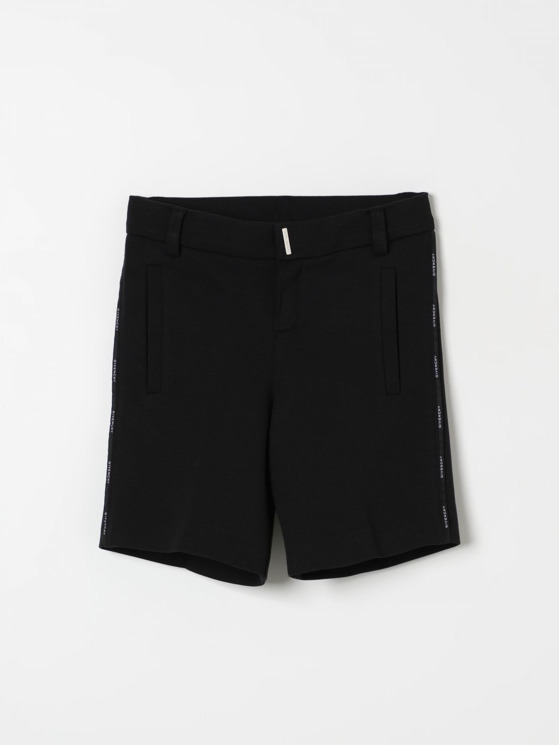 Shop Givenchy Shorts  Kids Color Black