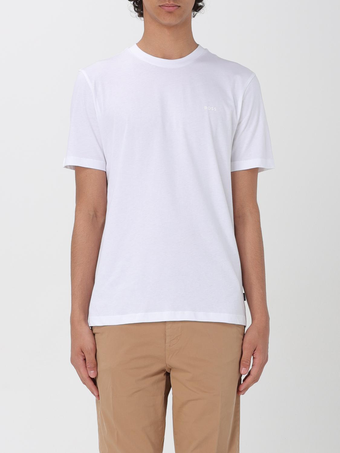 Shop Hugo Boss T-shirt Boss Men Color White