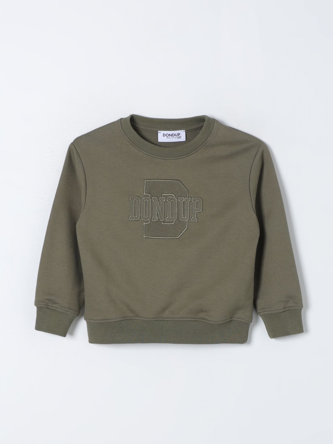 Shop Dondup Sweater  Kids Color Green