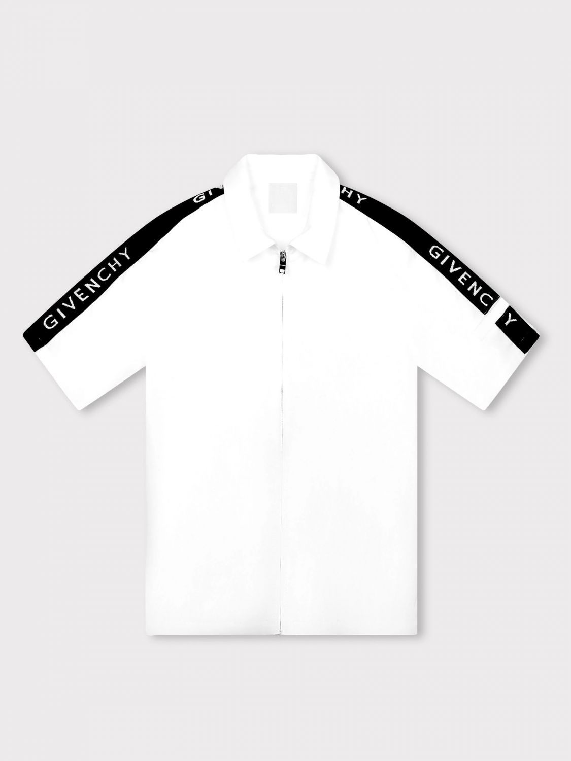 Shop Givenchy Shirt  Kids Color White