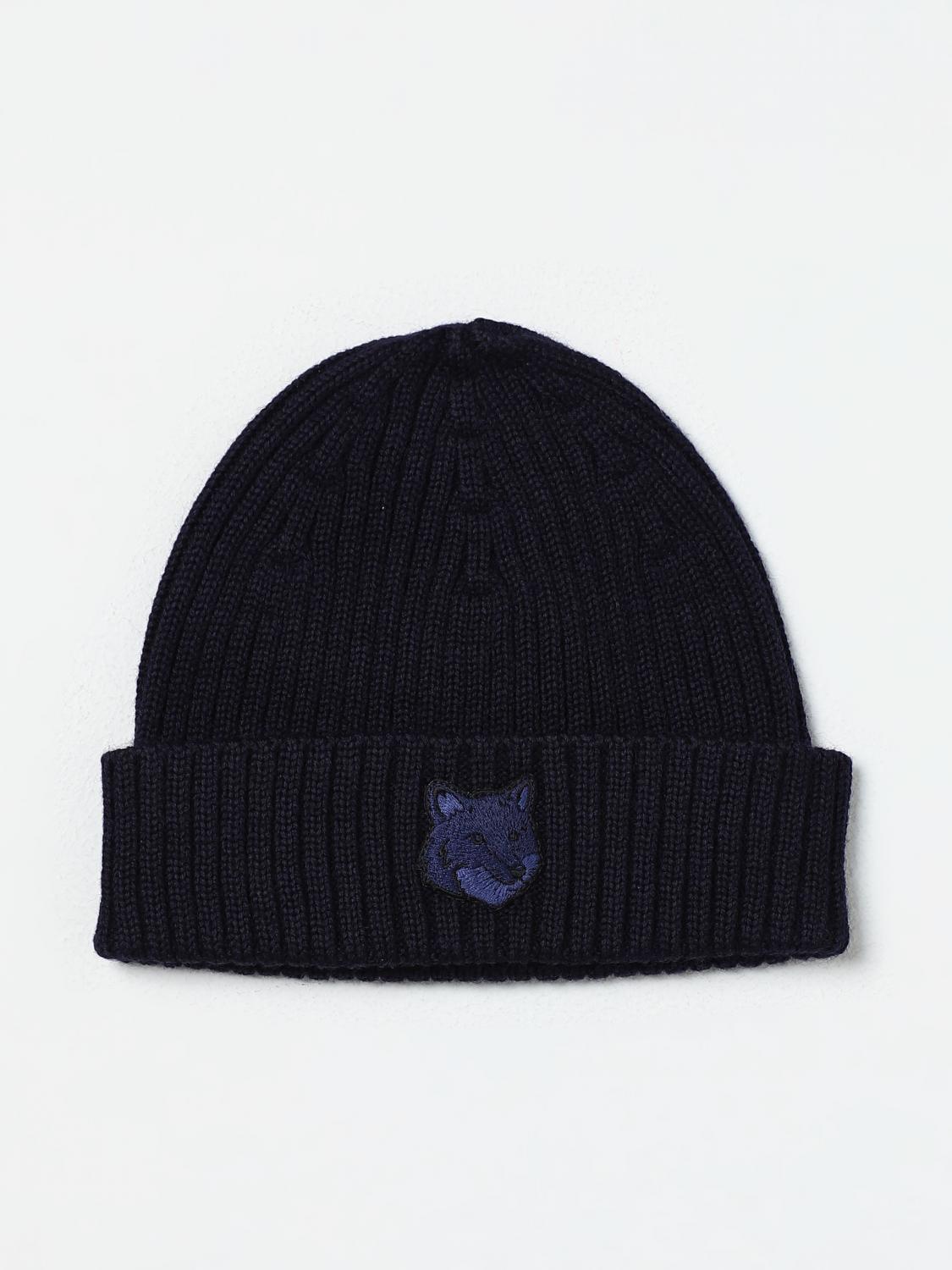 Hat MAISON KITSUNÉ Men colour Blue