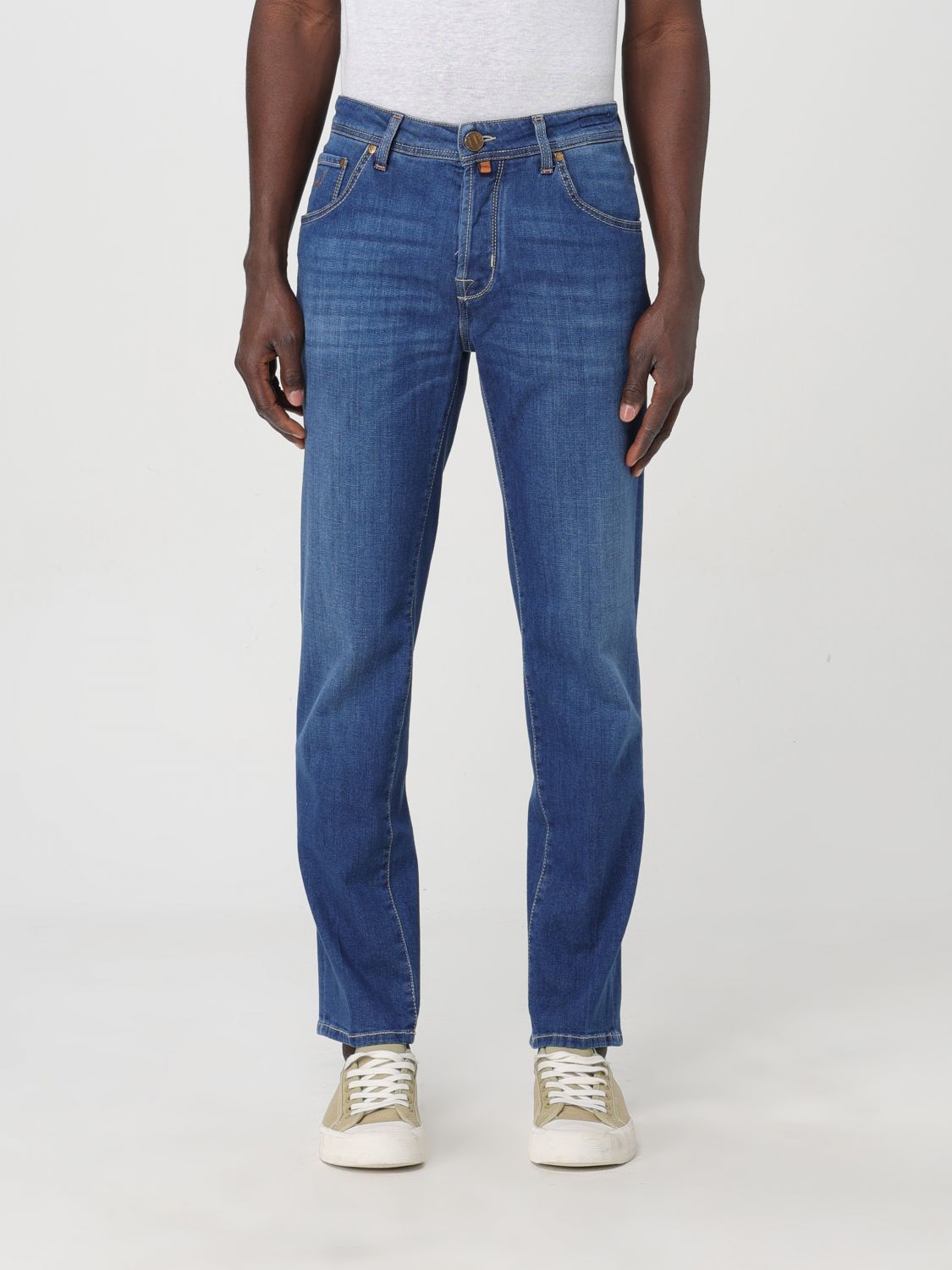 Shop Jacob Cohen Jeans  Men Color Denim