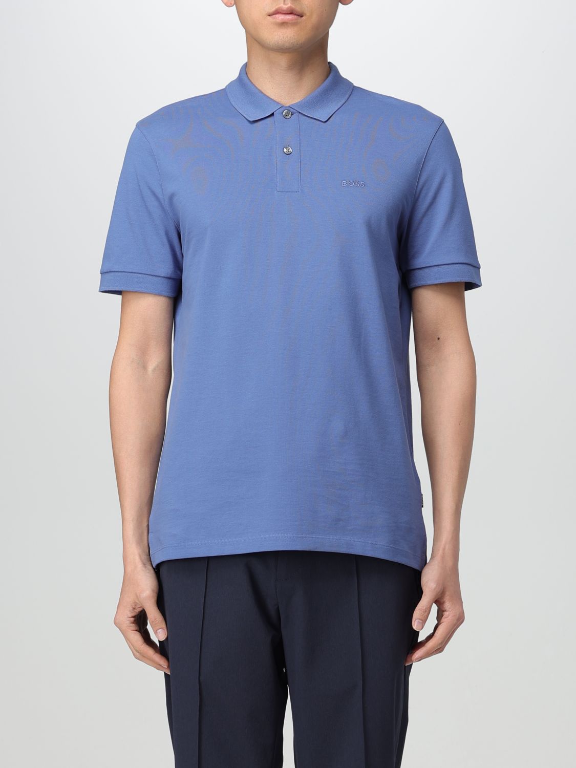 Shop Hugo Boss Polo Shirt Boss Men Color Blue