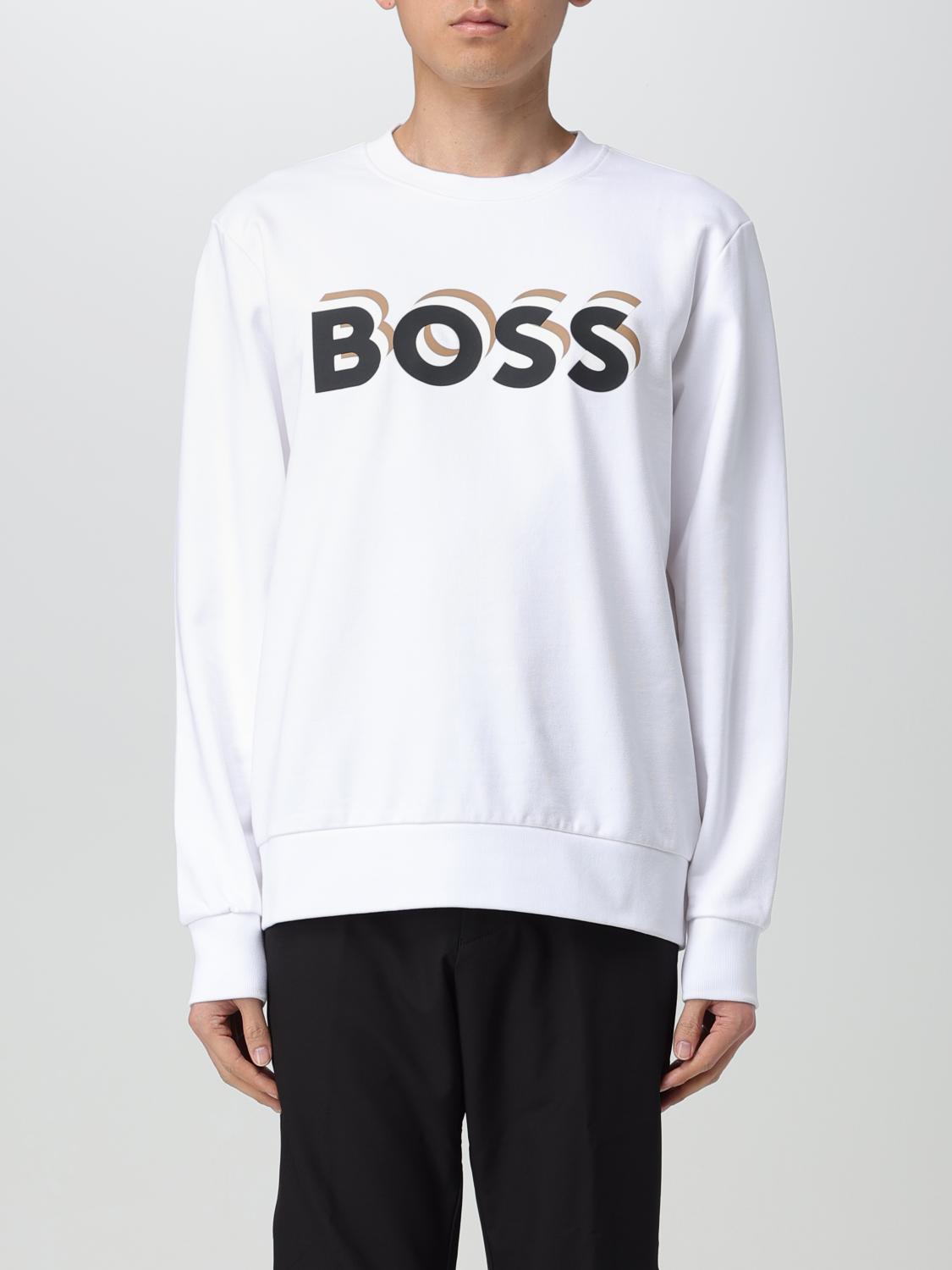 Shop Hugo Boss Sweatshirt Boss Men Color White