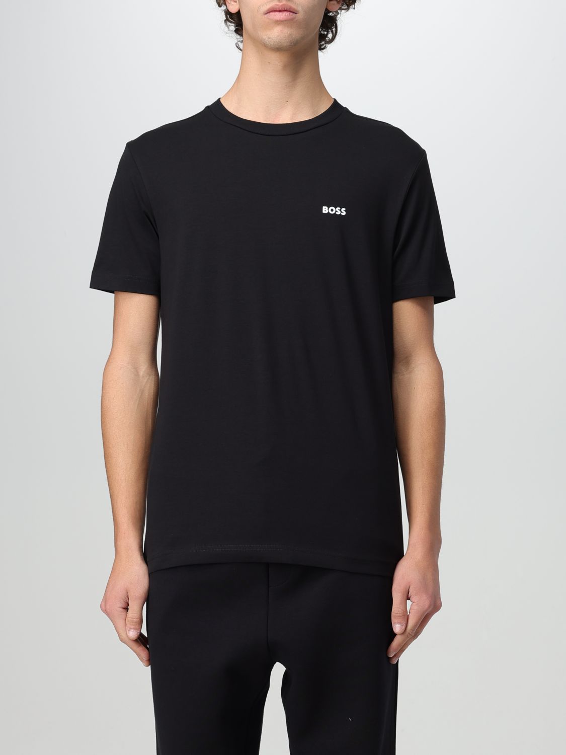 Shop Hugo Boss T-shirt Boss Men Color Black