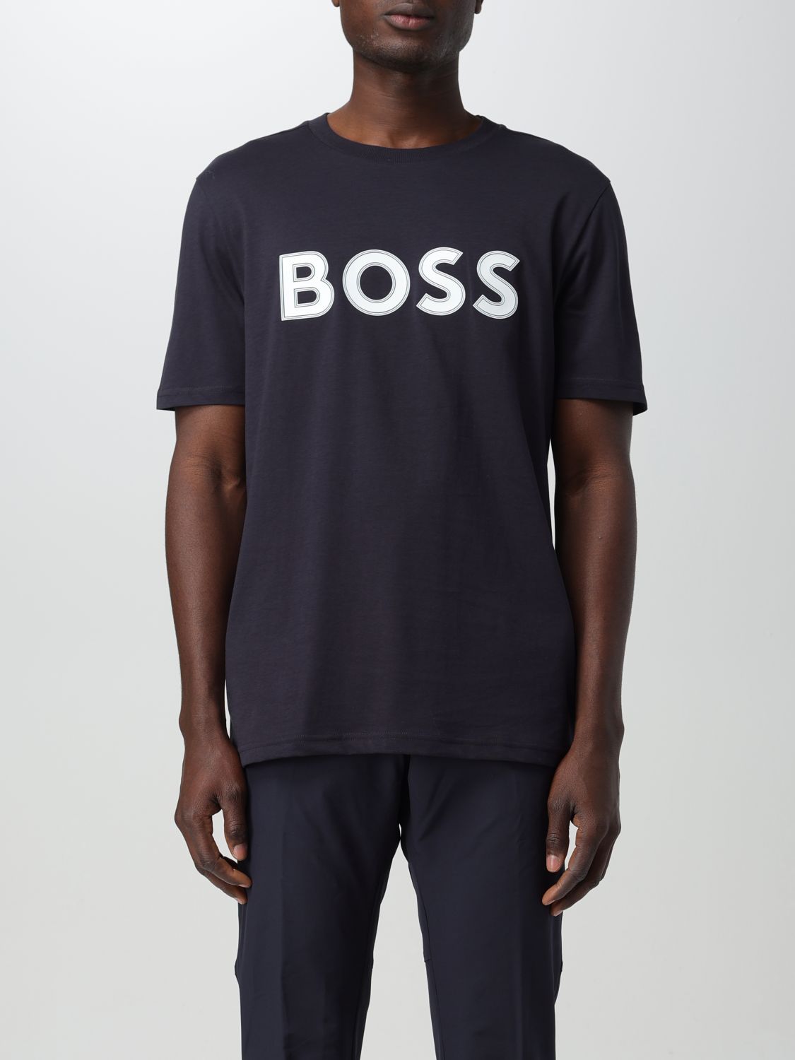 Shop Hugo Boss T-shirt Boss Men Color Blue