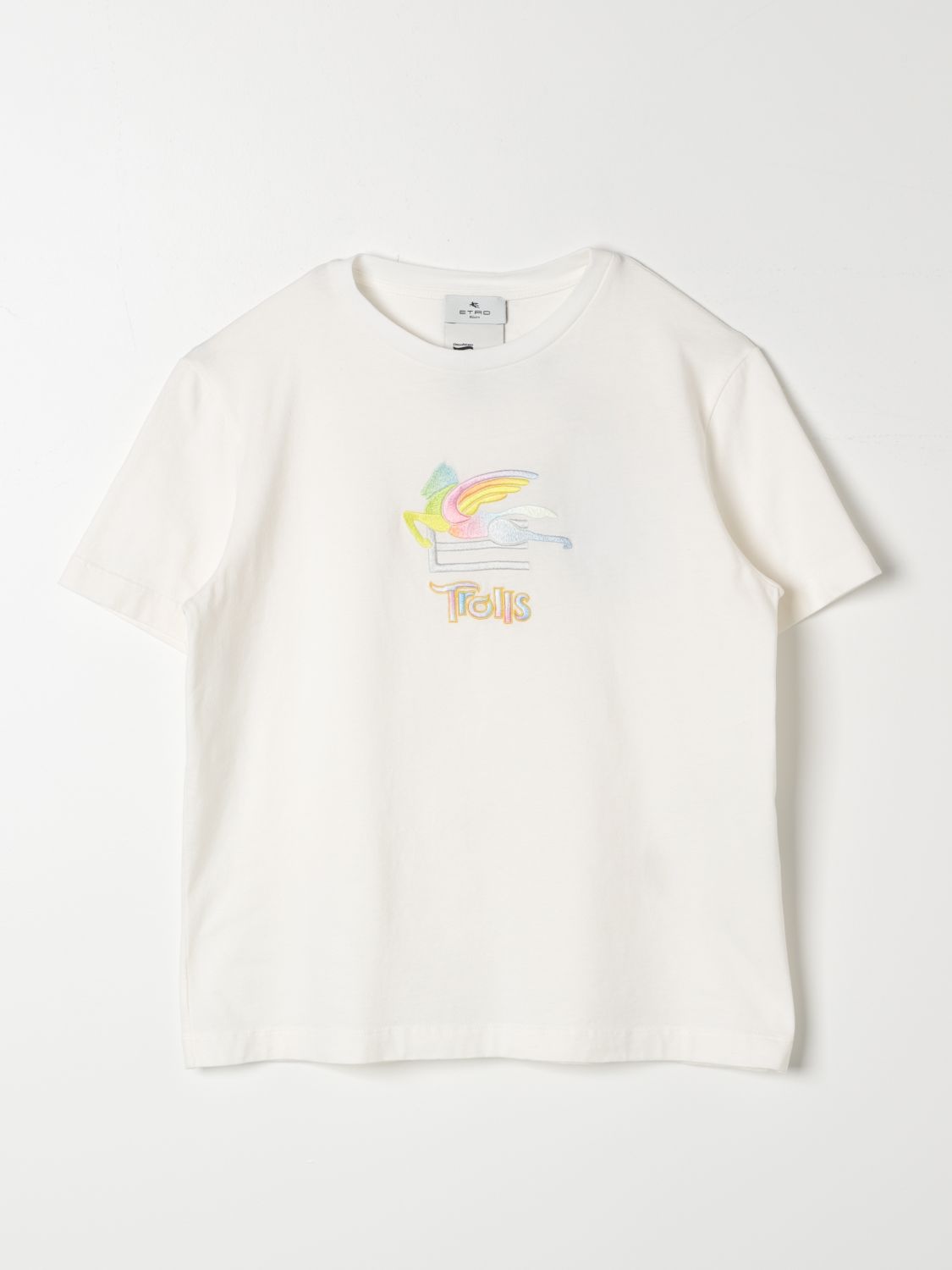 Shop Etro T-shirt  Kids Kids Color Beige