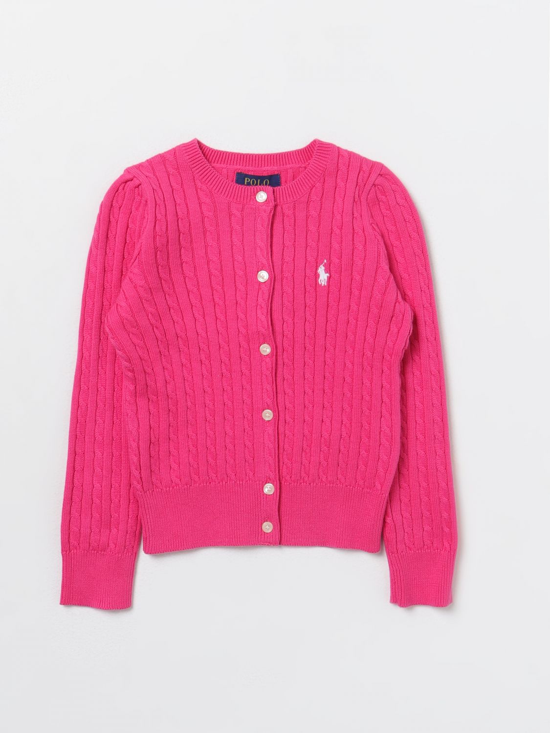 Shop Polo Ralph Lauren Sweater  Kids Color Fuchsia