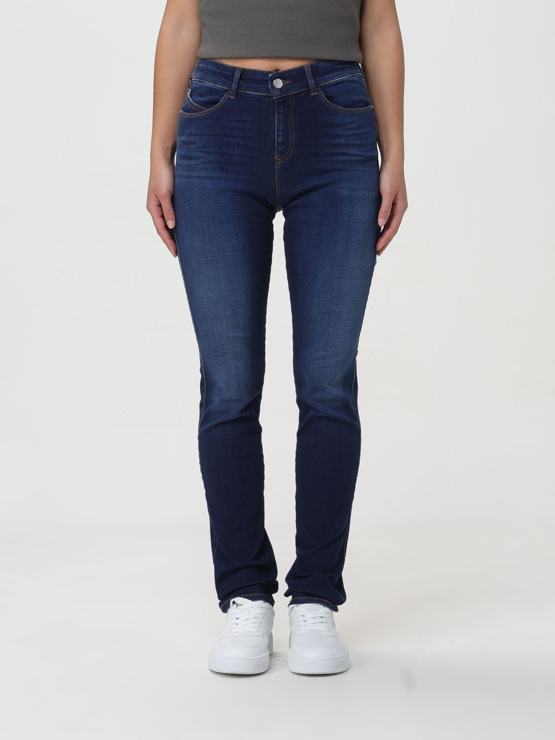 Shop Emporio Armani Jeans  Woman Color Blue