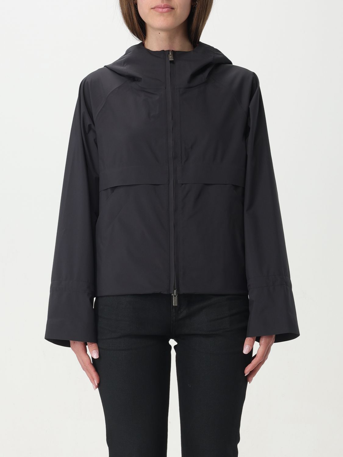 Shop K-way Coat  Woman Color Black