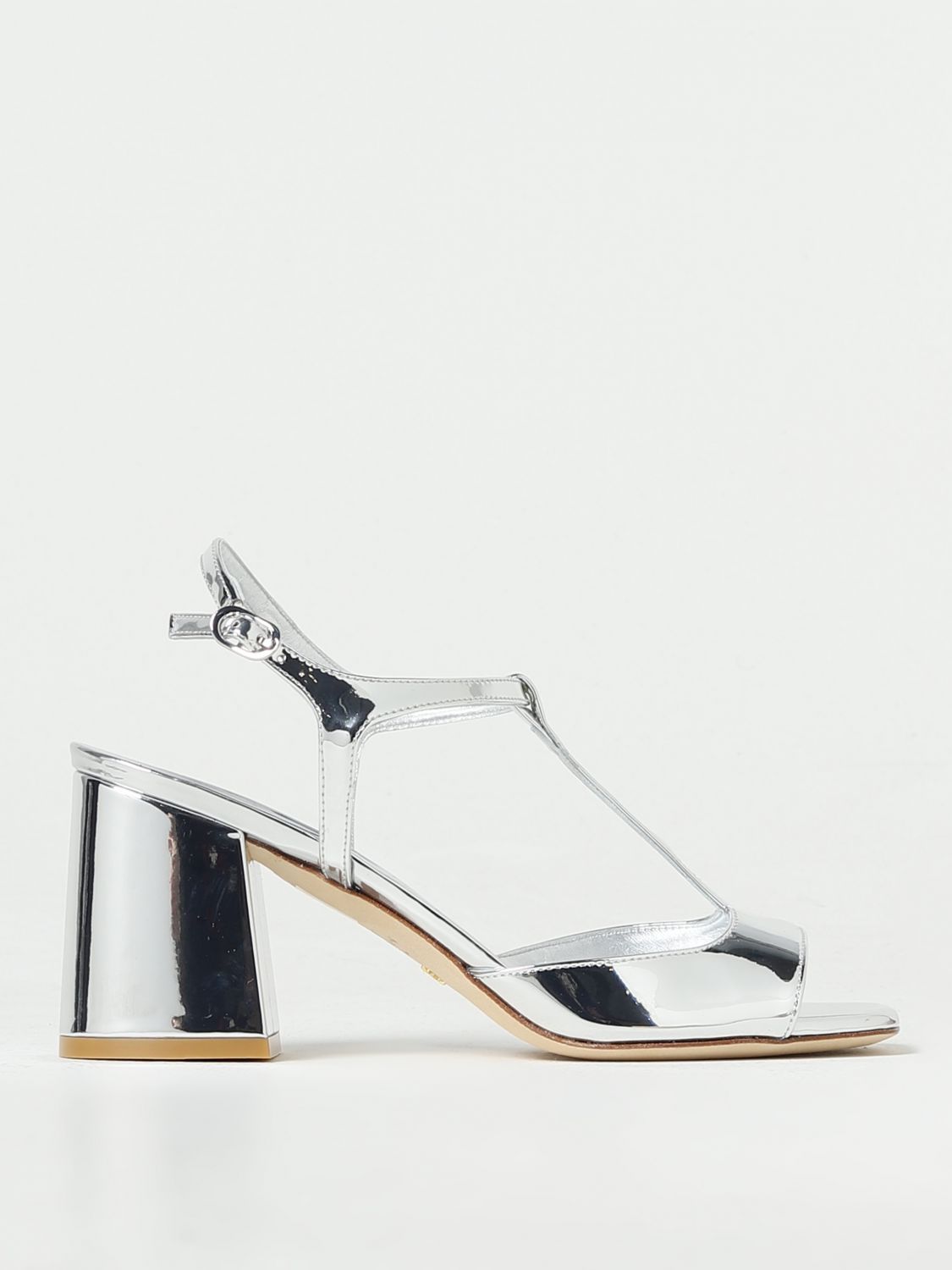 Shop Stuart Weitzman Heeled Sandals  Woman Color Silver