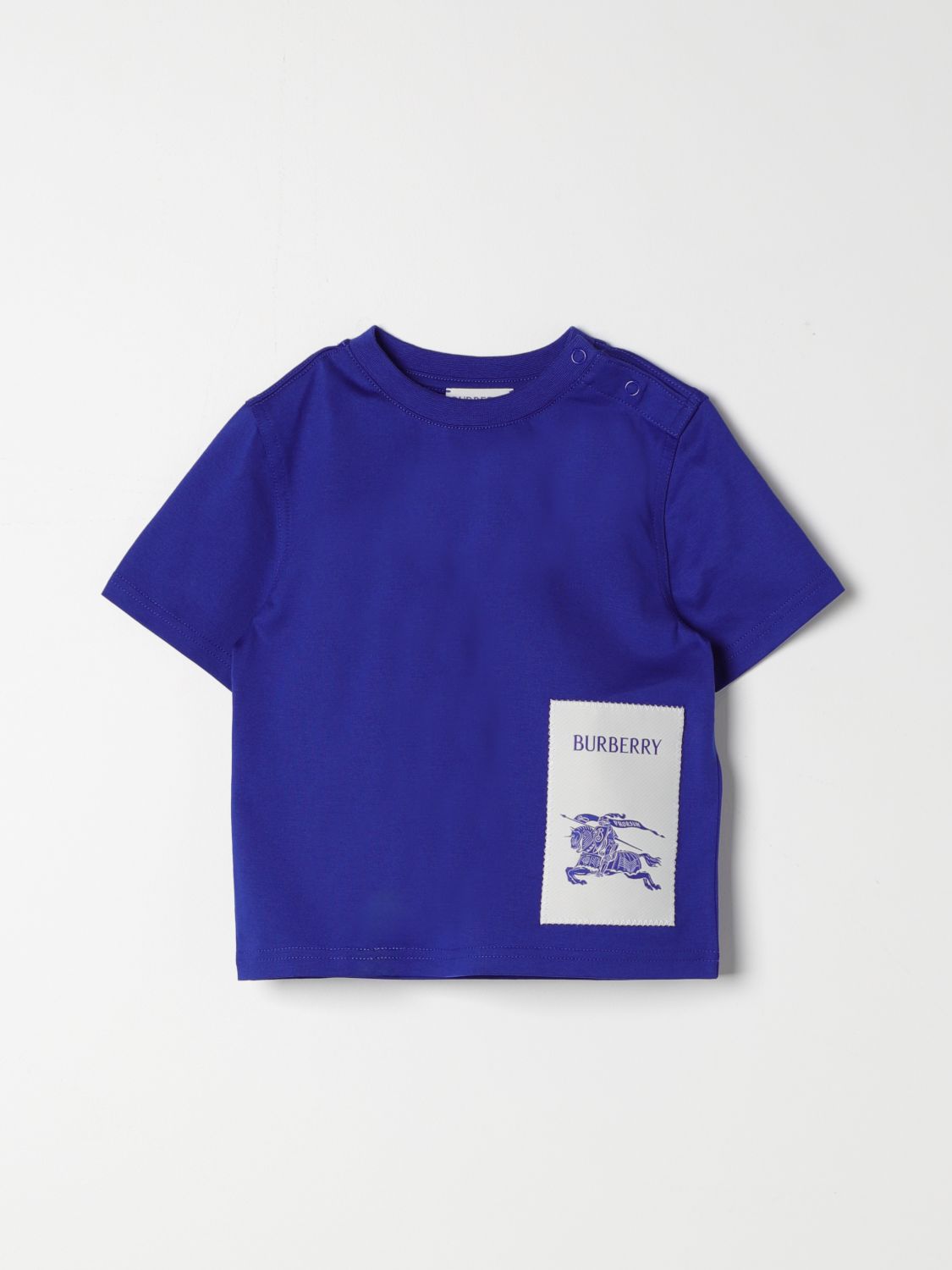 Shop Burberry T-shirt  Kids Kids Color Blue