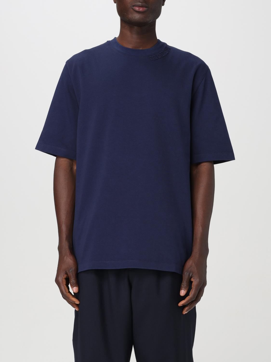 Shop Marni T-shirt  Men Color Blue