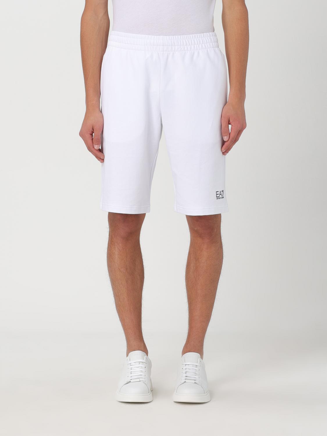 Shop Ea7 Short  Men Color White