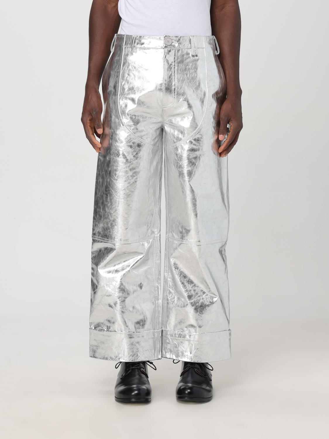 Shop Simone Rocha Pants  Men Color Silver